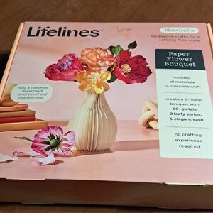 Paper Flower Bouquet Kit - Vibrant Multicolor